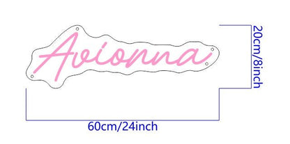 Ahjanea, Aurmoni, and Avionna Custom Neon Sign - Light Your Way