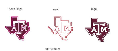 Texas A&M Custom UV Printed Logo (Size Option 3)