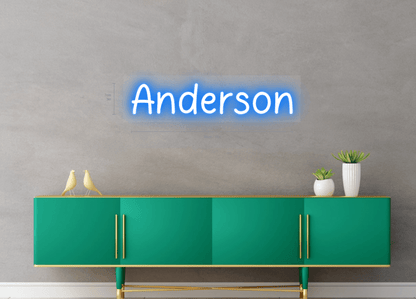 Austin + Anderson Custom Neon Sign - Light Your Way