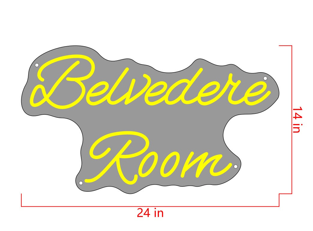 Beldevere Room Custom Neon Sign