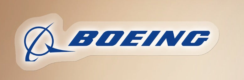 Boeing Logo Custom Acrylic Backlit Sign