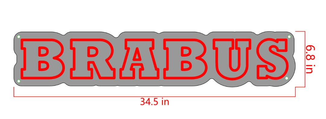 BRABUS Custom Neon Sign