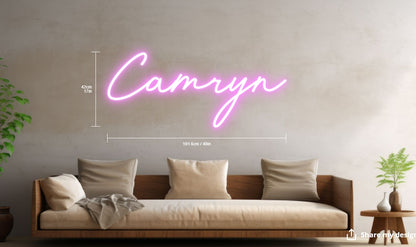Camryn Custom Neon Sign (Design Option 2)