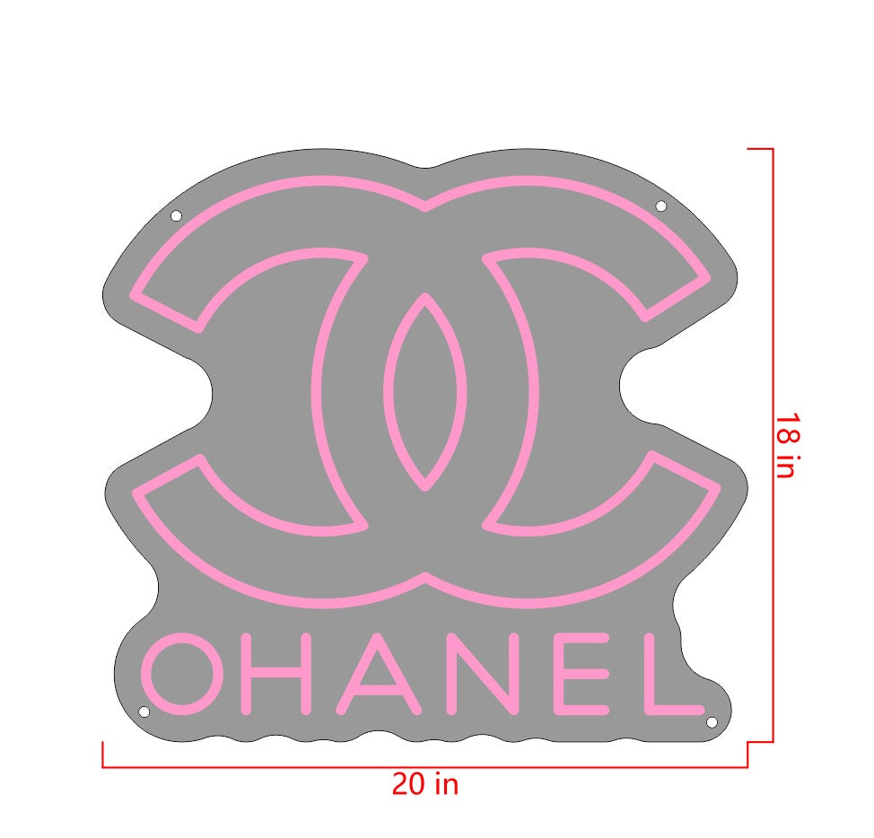 Chanel Logo Custom Neon Sign