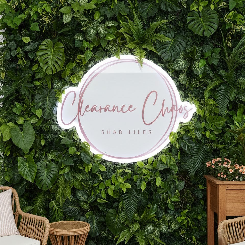 Clearance Chaos Custom Acrylic Backlit Sign (Design Option #1)