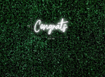 Congrats Custom Neon Sign