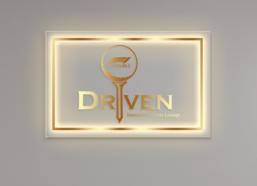 Driven Custom Acrylic Backlit Sign