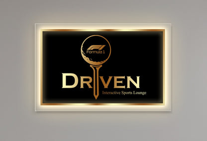 Driven Custom Acrylic Backlit Sign