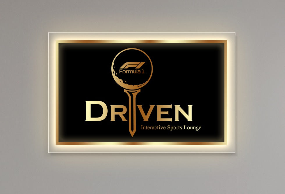 Driven Custom Acrylic Backlit Sign