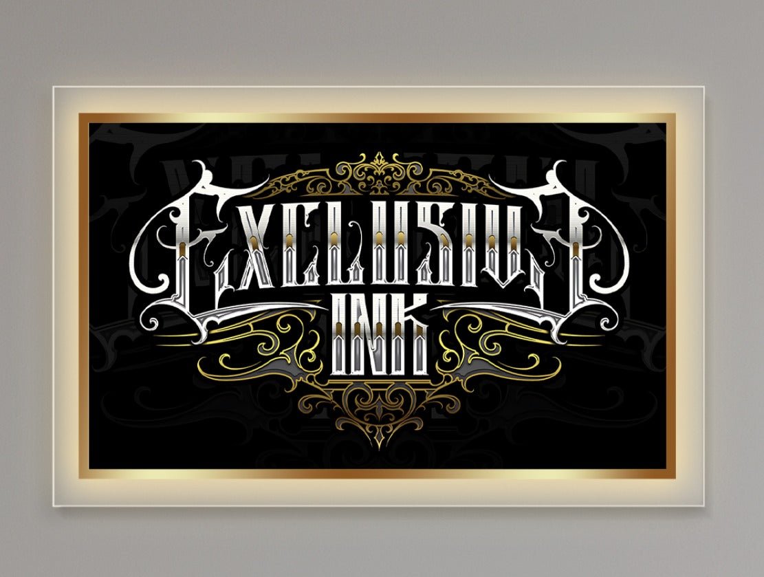 Exclusive Ink Custom Acrylic Backlit Sign (Design Option 2) - Light Your Way