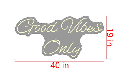 Good Vibes Only Custom Neon Sign