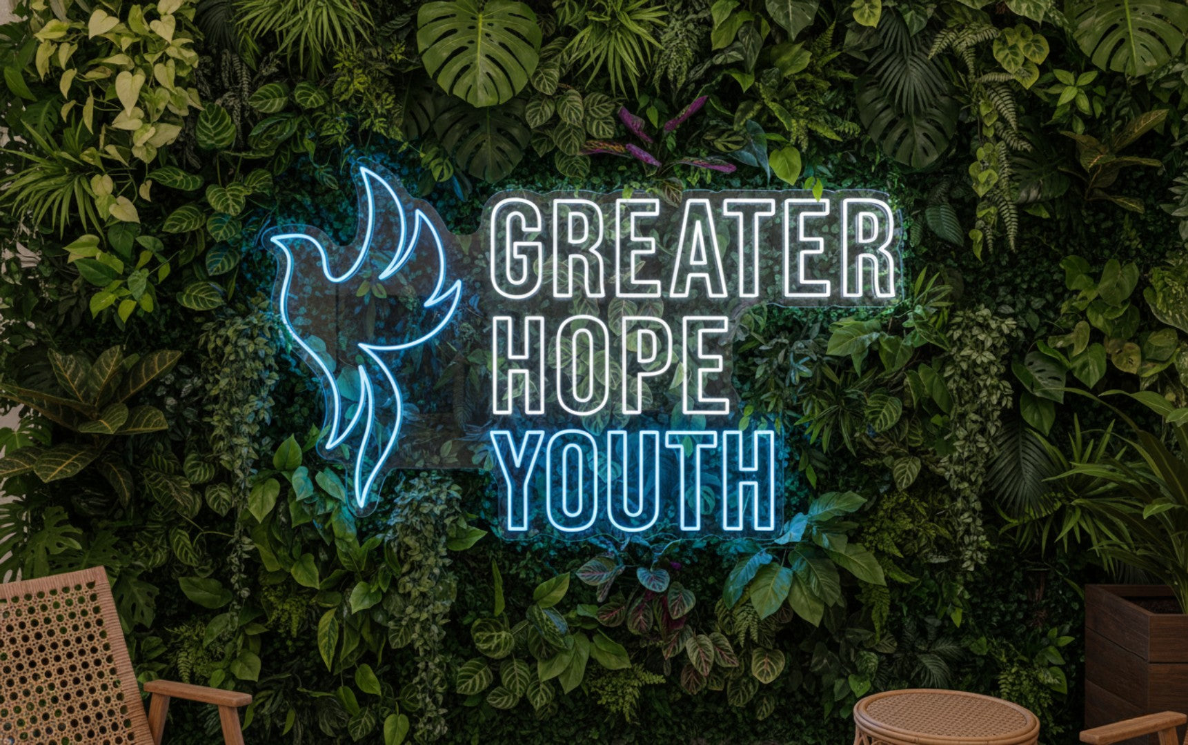 GREATER HOPE YOUTH Custom Neon Sign (Alternate Sizing))