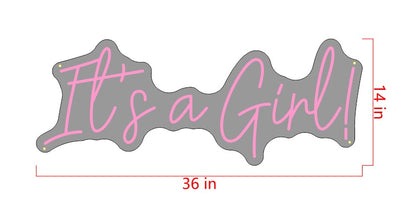 It's a Girl Custom Neon Sign