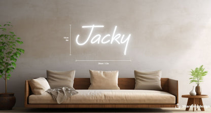Jacky Custom Neon Sign