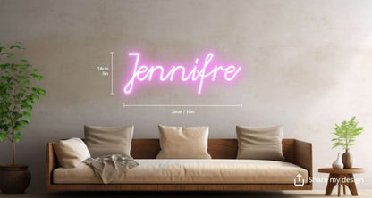 Jennifre, Lexy and Jesse Custom Neon Sign - Light Your Way