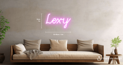 Jennifre, Lexy and Jesse Custom Neon Sign - Light Your Way