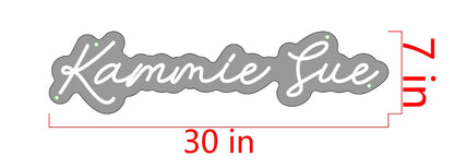 Kammie Sue Custom Neon Sign