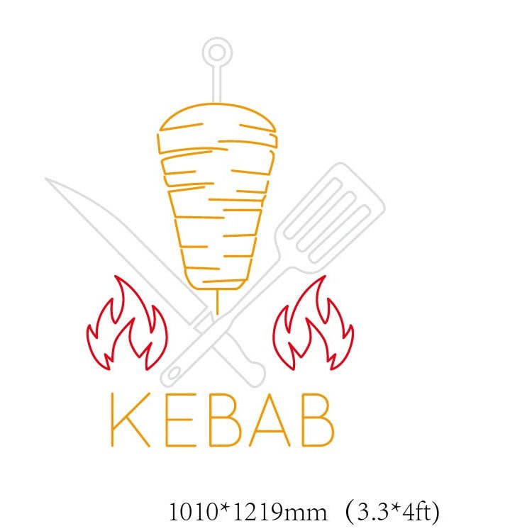 Kebab Custom Neon Sign - Light Your Way