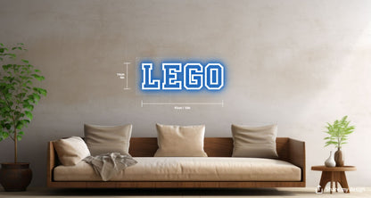 LEGO Custom Neon Sign (Design Option #2)