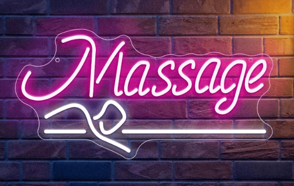 Massage Custom Neon Sign - Light Your Way