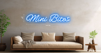 Mini Bakes Custom Neon Sign