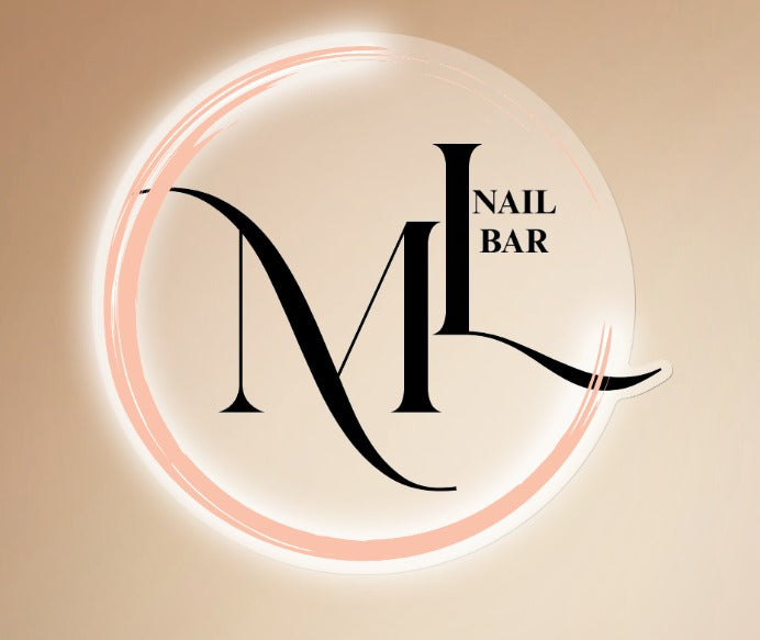 ML Nail Bar Custom Acrylic Backlit Sign