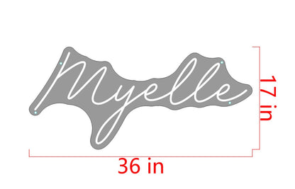 Myelle Custom Neon Sign