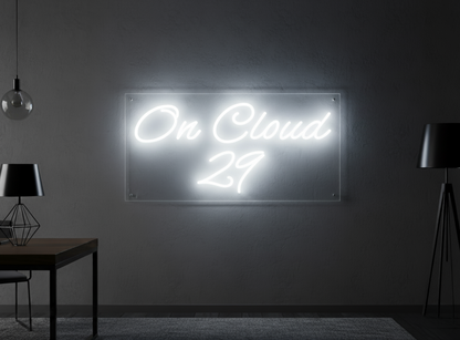 On Cloud 29 Custom Neon Sign
