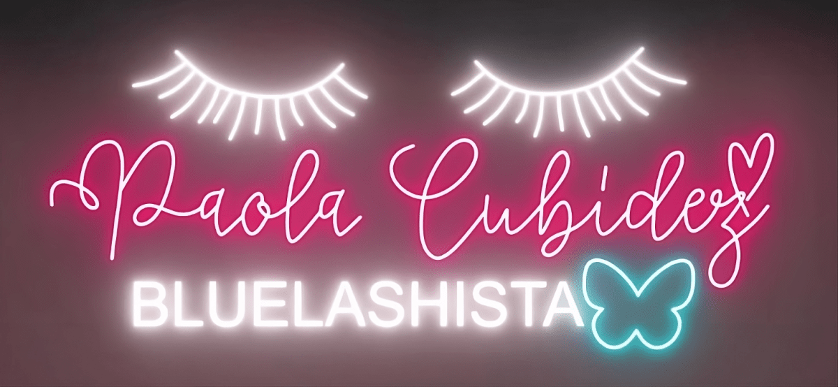Paola Cubide BLUELASHISTA - Custom Neon Sign - Light Your Way
