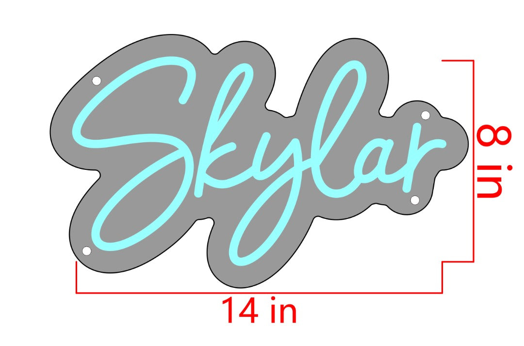 Skylar Custom Neon Sign