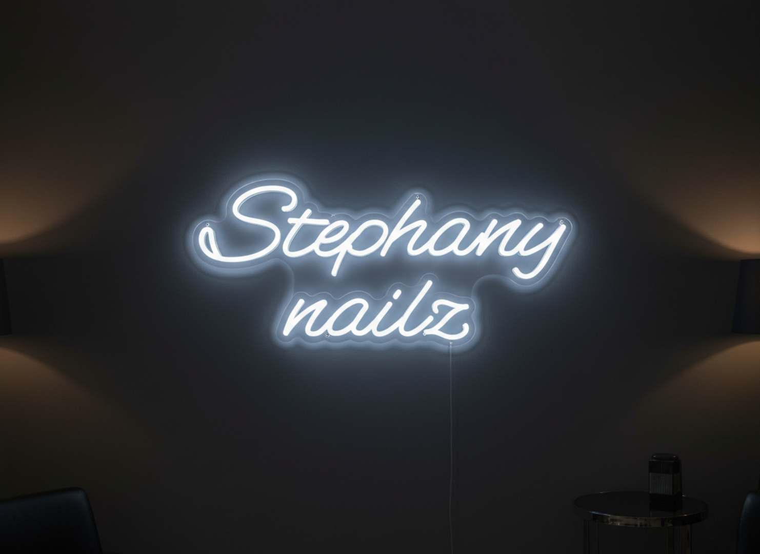 Stephany nailz Custom Neon Sign