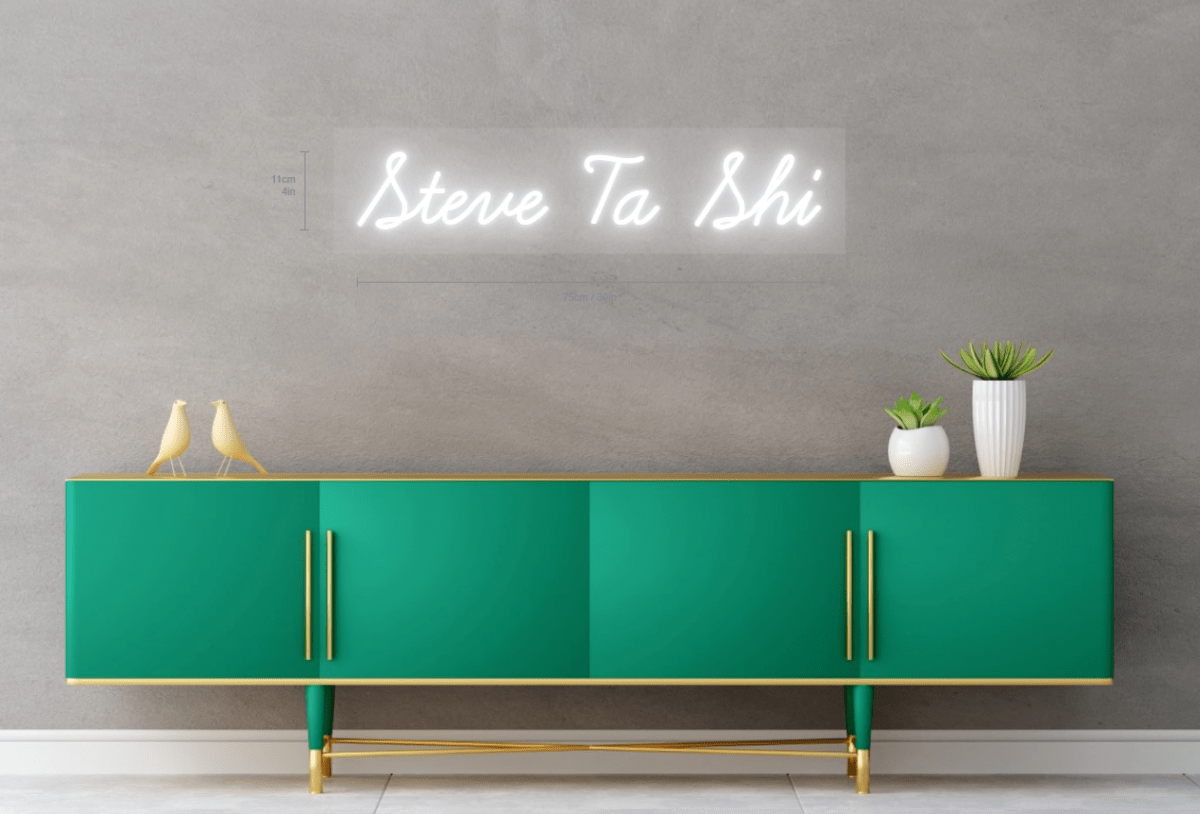 Steve Ta Shi Custom Neon Sign - Light Your Way