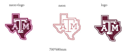 Texas A&M Custom UV Printed Logo (Size Option 2) - Light Your Way