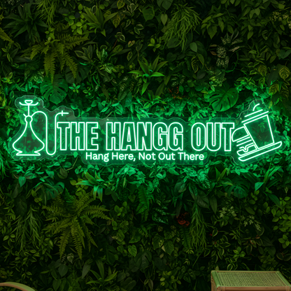 Welcome To The Hangg Out Custom Neon Sign (Discounted Quote)