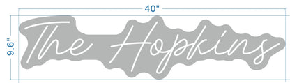 The Hopkins Custom Neon Sign (Size Option #2)