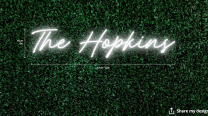 The Hopkins Custom Neon Sign (Size Option #2)