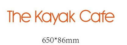 The Kayak Cafe Custom Neon Sign (Design 2) - Light Your Way