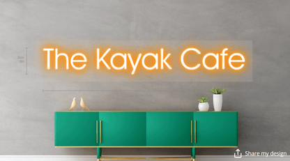 The Kayak Cafe Custom Neon Sign (Design 2) - Light Your Way