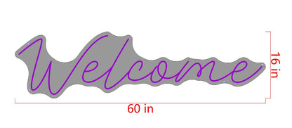 Welcome Custom Neon Sign