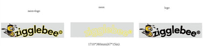 Zigglebee Custom UV Printed Logo (Bigger Version) - Light Your Way